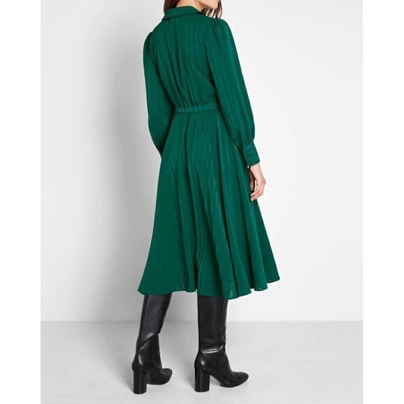 ModCloth Classy Announcement A-Line Dress Green Size 8 - Picture 3 of 5